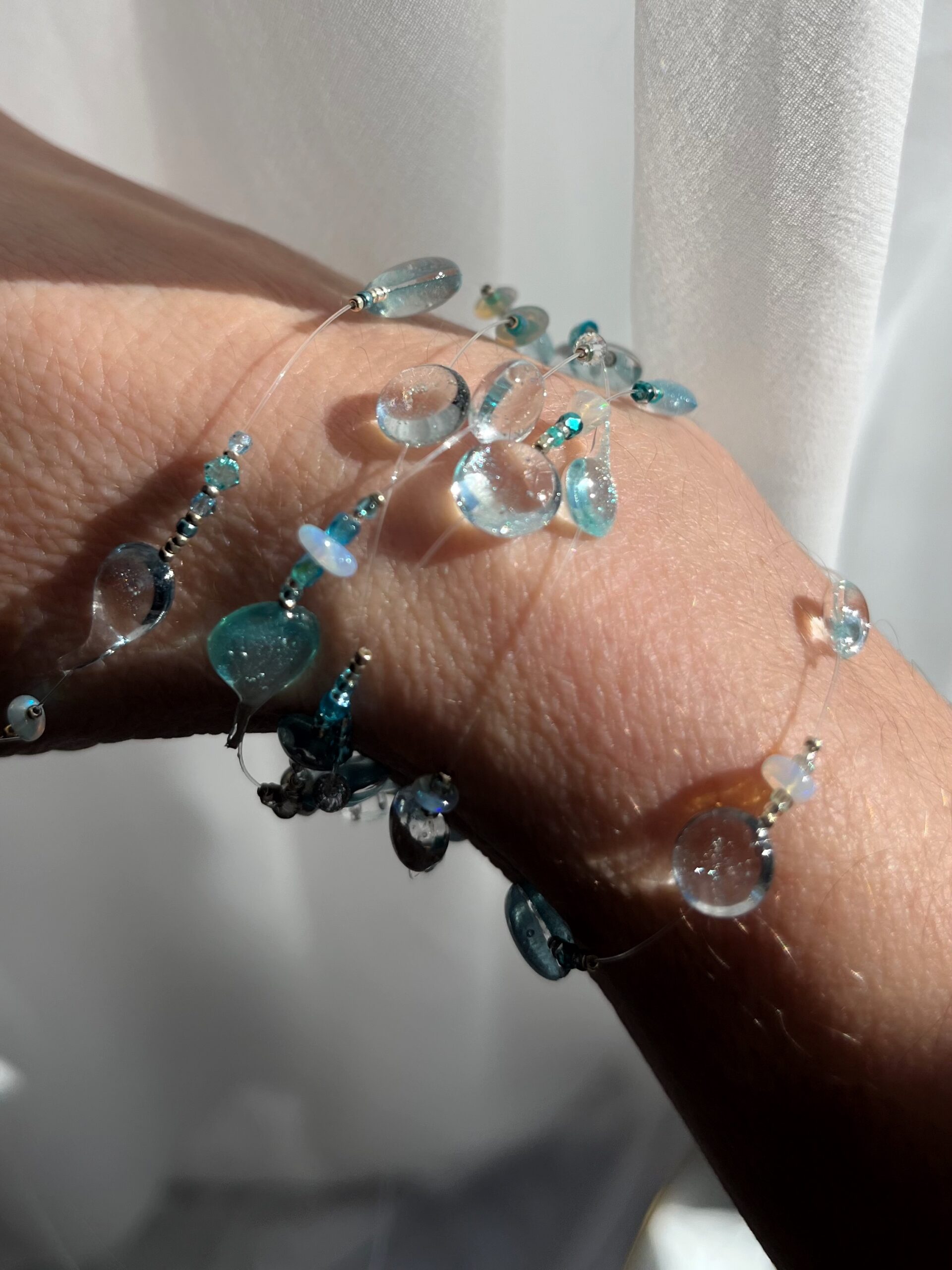 Bracelet Myriade Arctic Glow (Perlé 6 tours) – Image 4