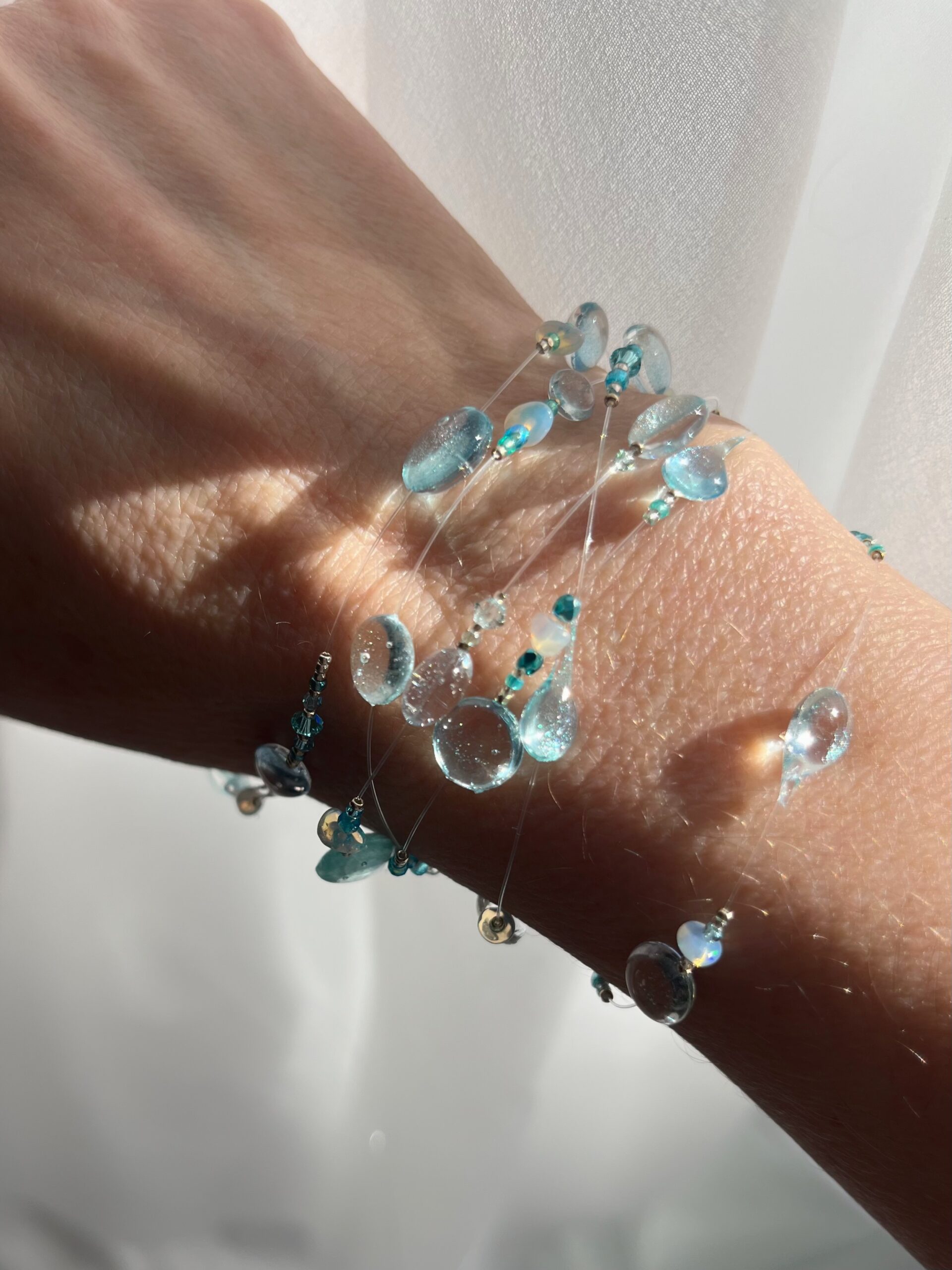 Bracelet Myriade Arctic Glow (Perlé 6 tours)