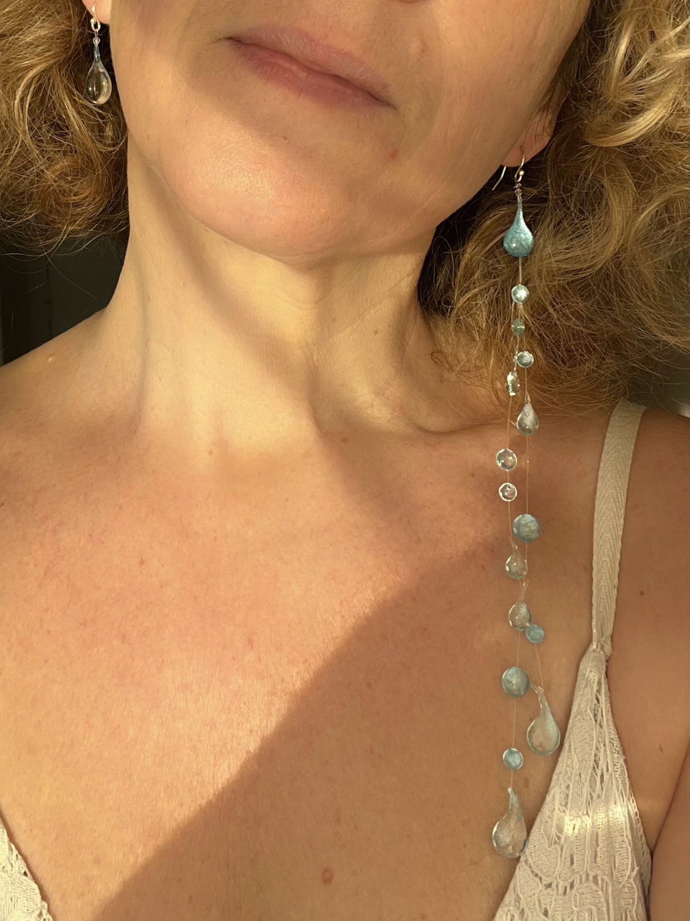 Boucles d’oreilles Vertige (asymétriques, pures) – Image 2