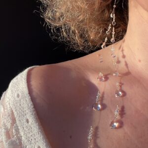 Boucles d’oreilles Vertige Boréal (perlées)