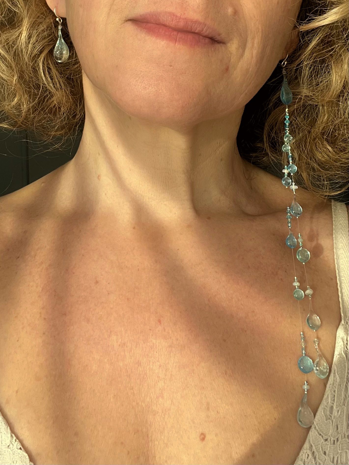 Boucles d’oreilles Vertige Arctic Glow (Asymétriques Perlées)