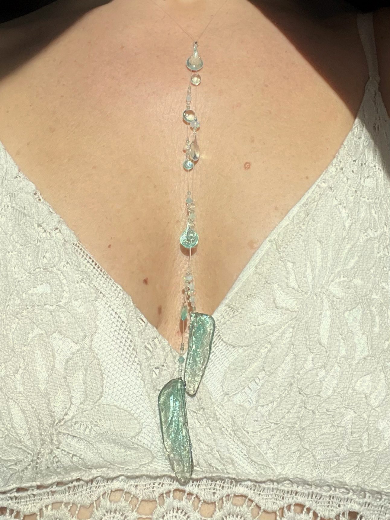 Collier Métamorphose (perlé-long)