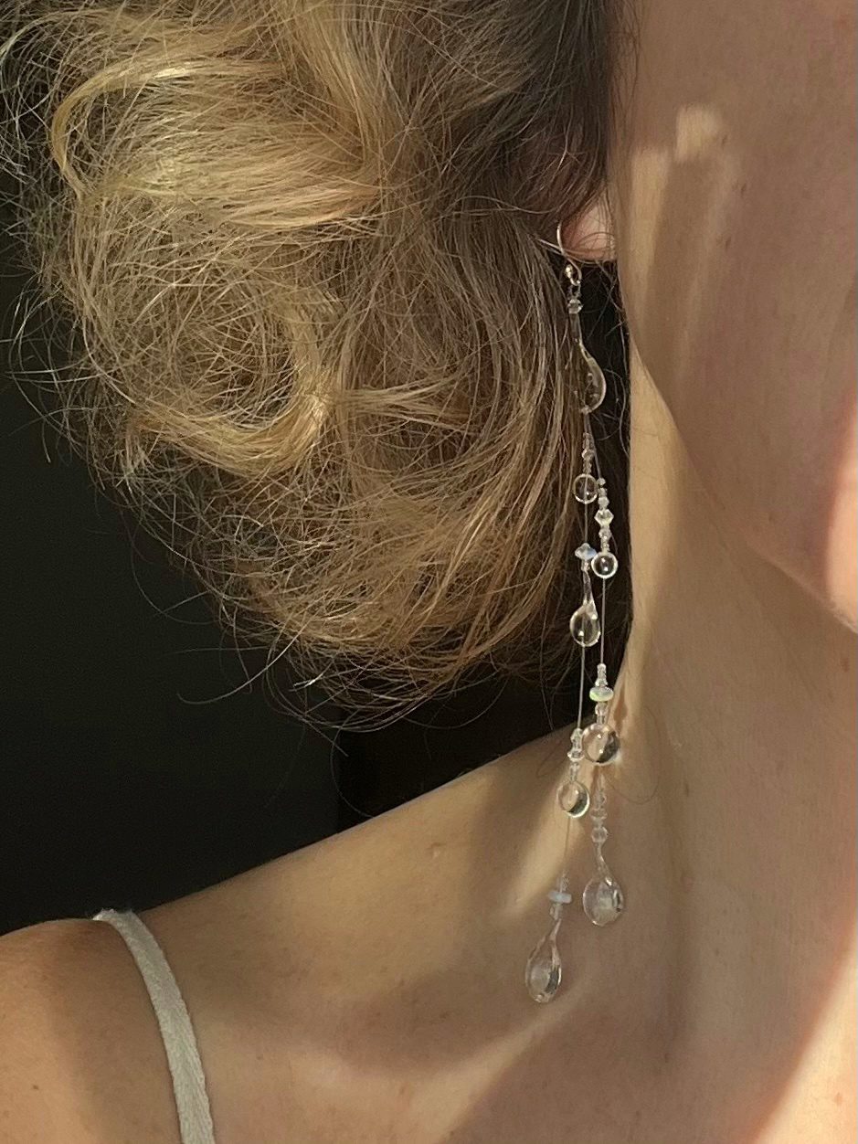 Boucles d’oreilles Sway Intemporelles (perlées) – Image 2