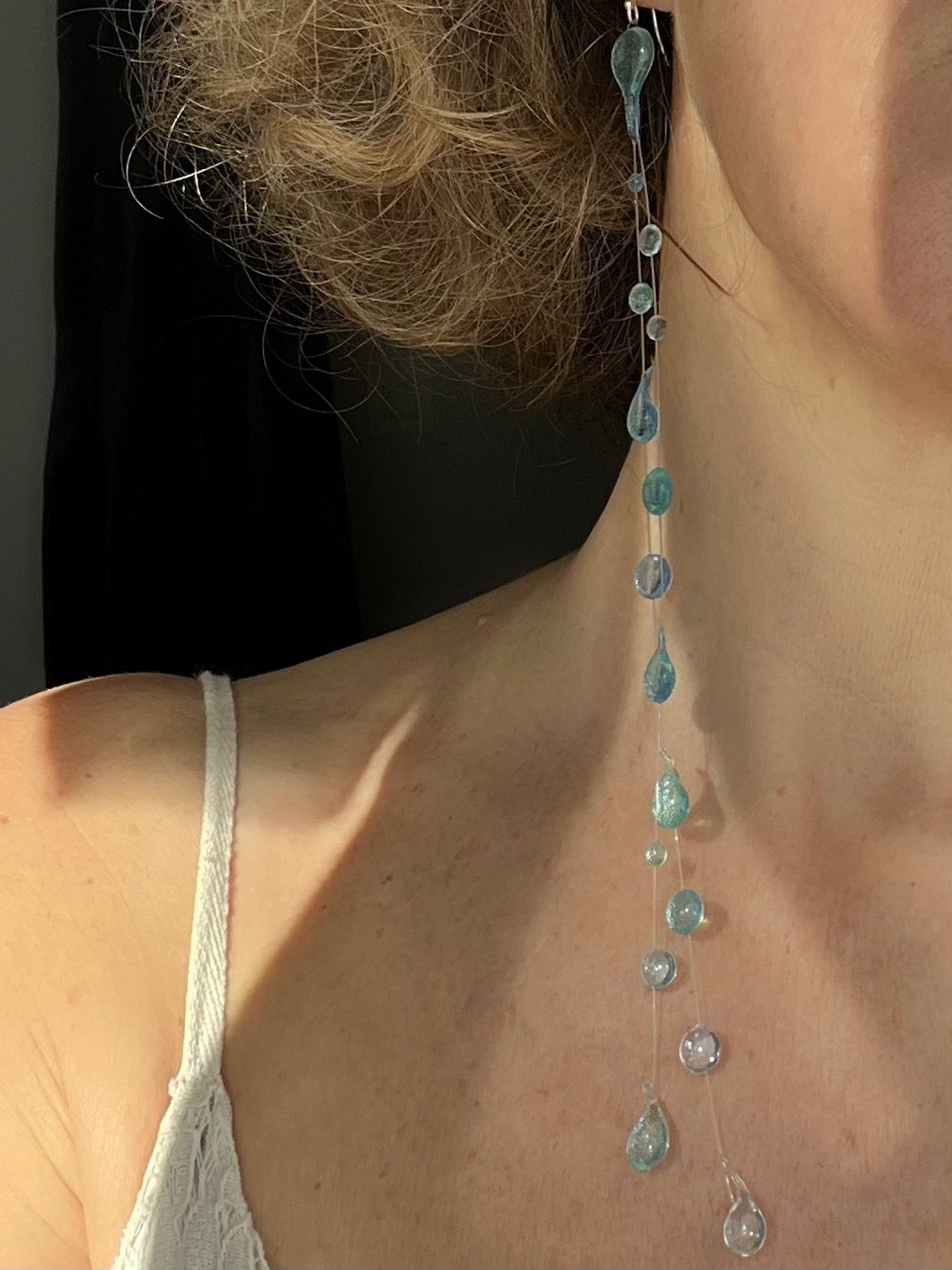 Boucles d’oreilles Vertige (asymétriques, pures) – Image 3